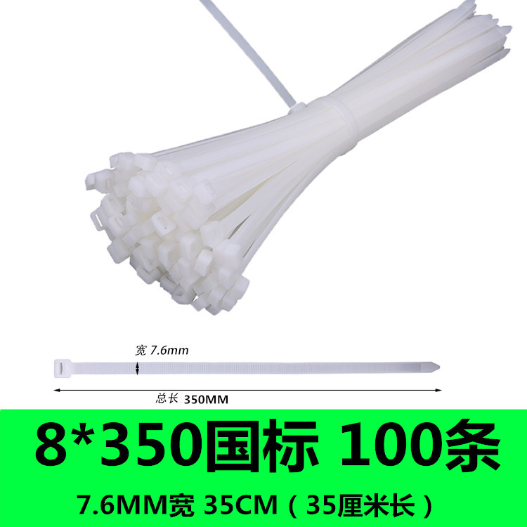 Gran hebilla fuerte autobloqueo nylon cable tie 10*400mm plástico cable tie al por mayor