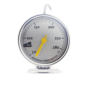 Kitchen Household Built-In Oven Oven Oven Thermometer Thermometer Stainless Steel High Temperature Resistant High Precision Baking