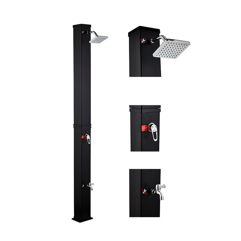 Ducha solar exterior 40L para jardín y villa de playa