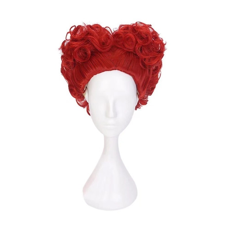 Alice in Wonderland 2 Adventures in the Looking Glass Queen of Hearts Cosplay Wig Red Queen Dyed