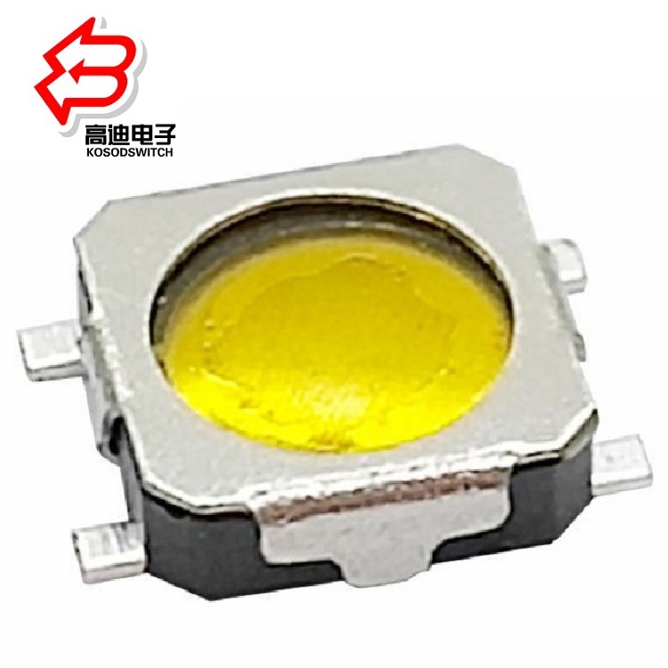 按键贴片开关3.35*3.35*0.85 供应按钮贴片开关 贴片轻触开关4脚