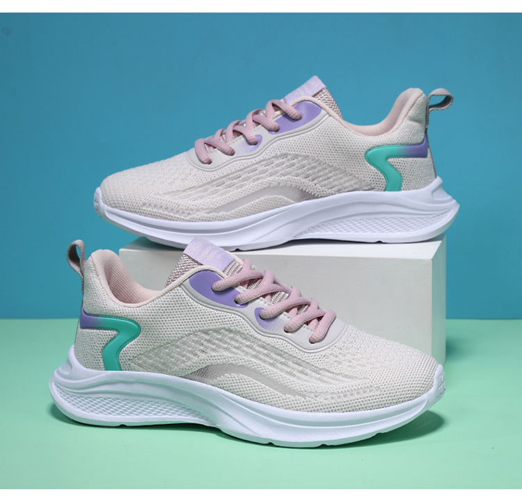 Damen-Wanderschuhe, Laufschuhe, Turnschuhe, Gummisohle, atmungsaktiv, Fußgewölbeunterstützung_voghion.com