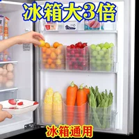 Хранение и уборка бытовой кухни, ящик для хранения овощей и фруктов в холодильнике, прозрачный ящик для хранения свежих продуктов, ящик для хранения пищевых продуктов