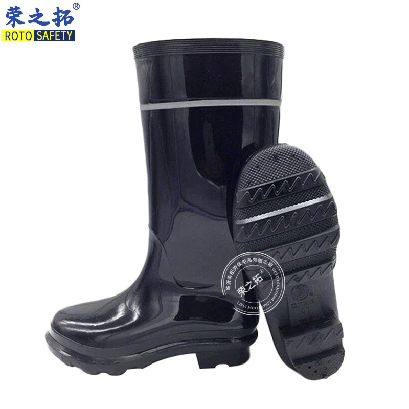 批发男士胶鞋 防水鞋 男短筒雨靴中筒高筒水靴 厨房鞋回力818
