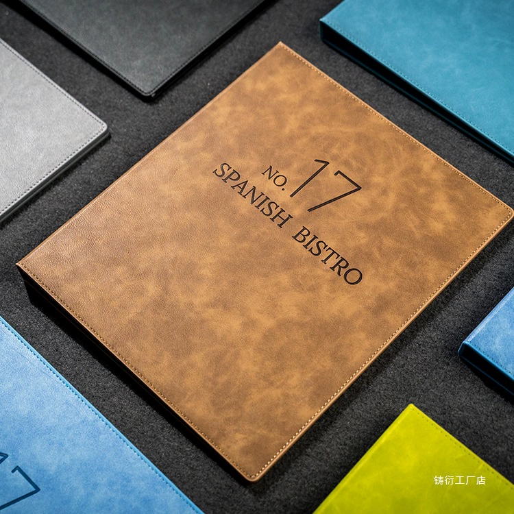 Производство рецептов, индивидуальный дизайн, креативное изготовление кожаных меню-книг, гид по услугам отеля, прайс-лист с отрывными листами