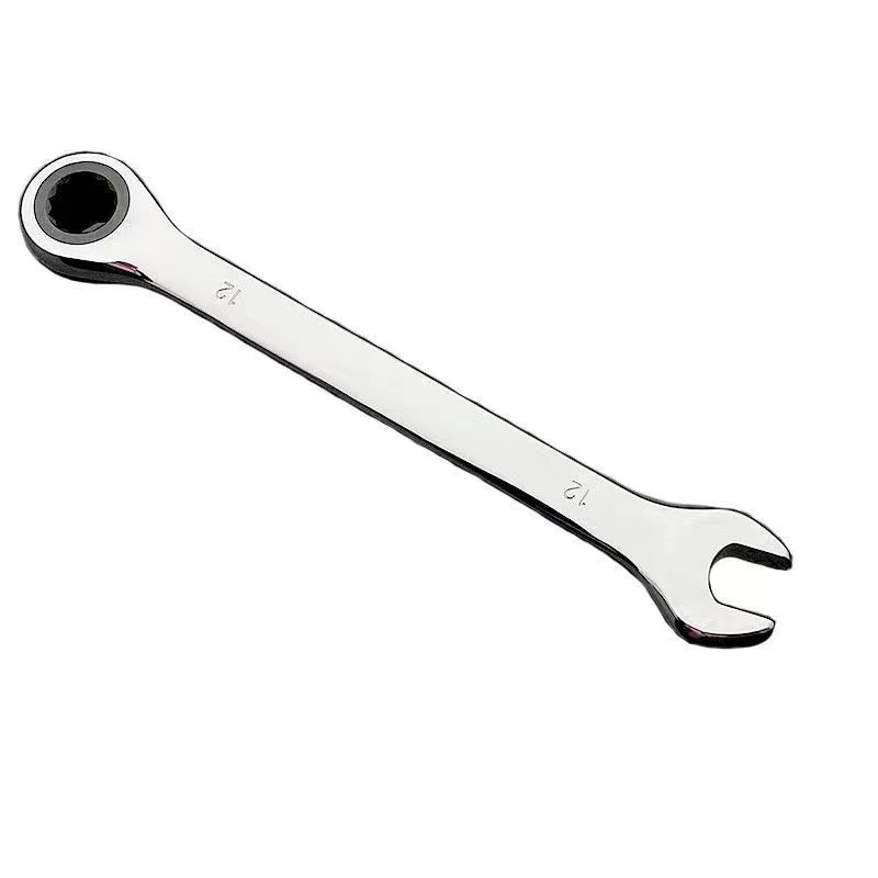 Pang Long Fuente de la fábrica 8-24MM cromo vanadio espejo de acero trinquete de doble propósito llave estancia cabeza de doble propósito Llave de trinquete
