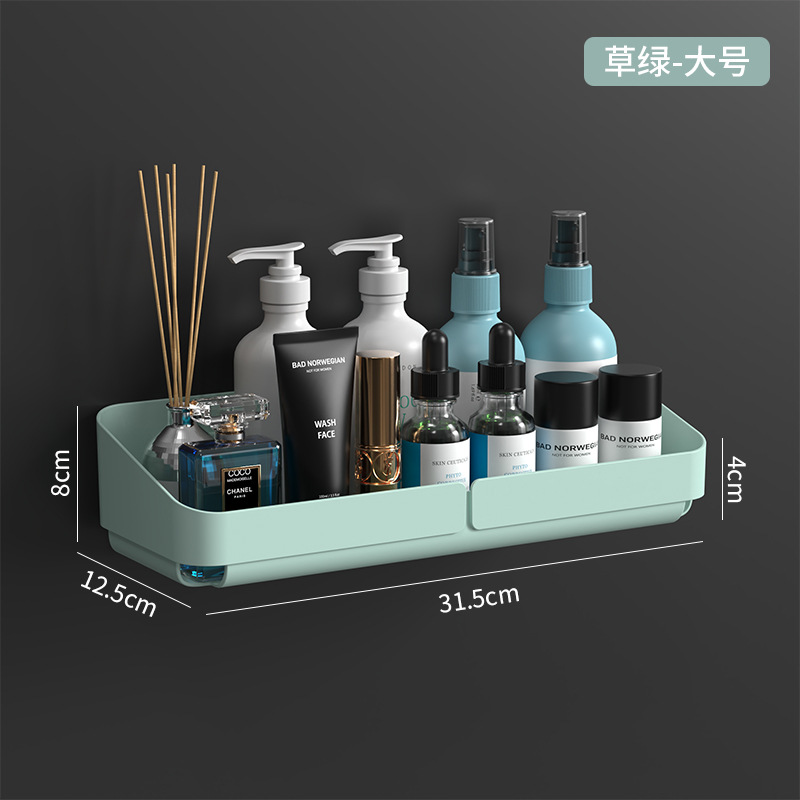 Baño Estante de almacenamiento inodoro lavabo cocina almacenamiento Punch-free baño montado en la pared