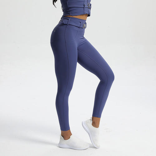 BOMBSHELL high-waisted peach yoga pants for women, tight-fitting belly-controlling, high-elastic butt-lifting running fitness pants