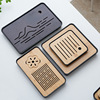 Simplicity tea tray Kungfu Online tea set Simplicity Tea Tray household Chinese style Bamboo drainage hotel Tea Service