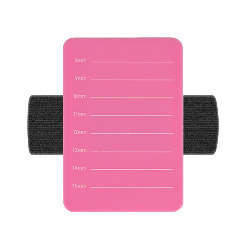 Injerto de pestañas de acrílico tablero de pestañas portátil simple pestaña correa de mano floración pelo tomando Mesa tablero de pestañas