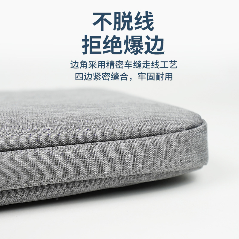 Bolso interior de tela anti-caída Bolso para computadora Bolso para computadora portátil Bolso interior de lana grueso a prueba de golpes Bolso plano 13,3 pulgadas