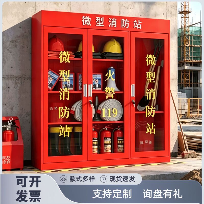 Mini Fire Station Equipment Full suit Fire Tools Display Material Cabinet Construction Site Fire Extinguisher Box Fire Cabinet Mini Fire Station Equipment Full suit Fire Tools Display Material Cabinet Construction Site Fire Extinguisher Box Fire Cabinet
