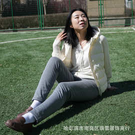 木昀棉花新疆长绒东北棉裤女高腰可外穿防寒宽松日韩休闲秋冬季