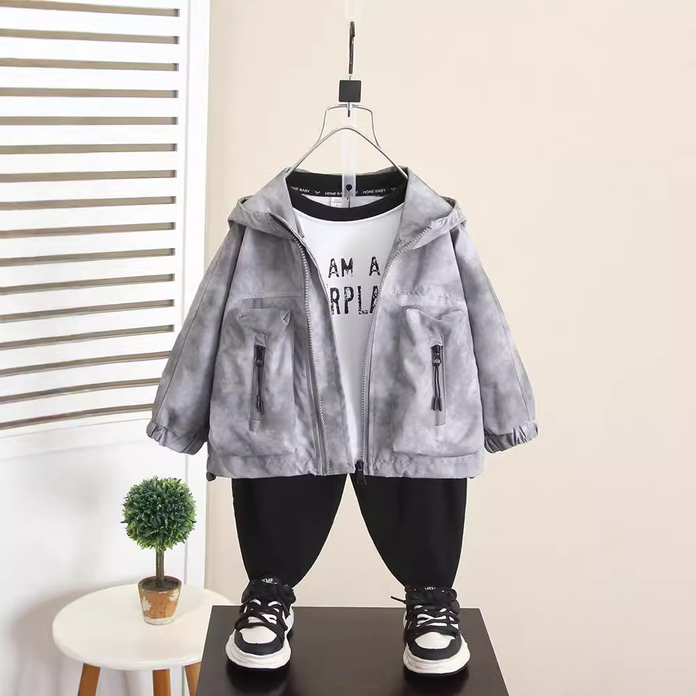 6258 Chaqueta de camuflaje de otoño para niños 2025 nueva chaqueta de otoño para niños