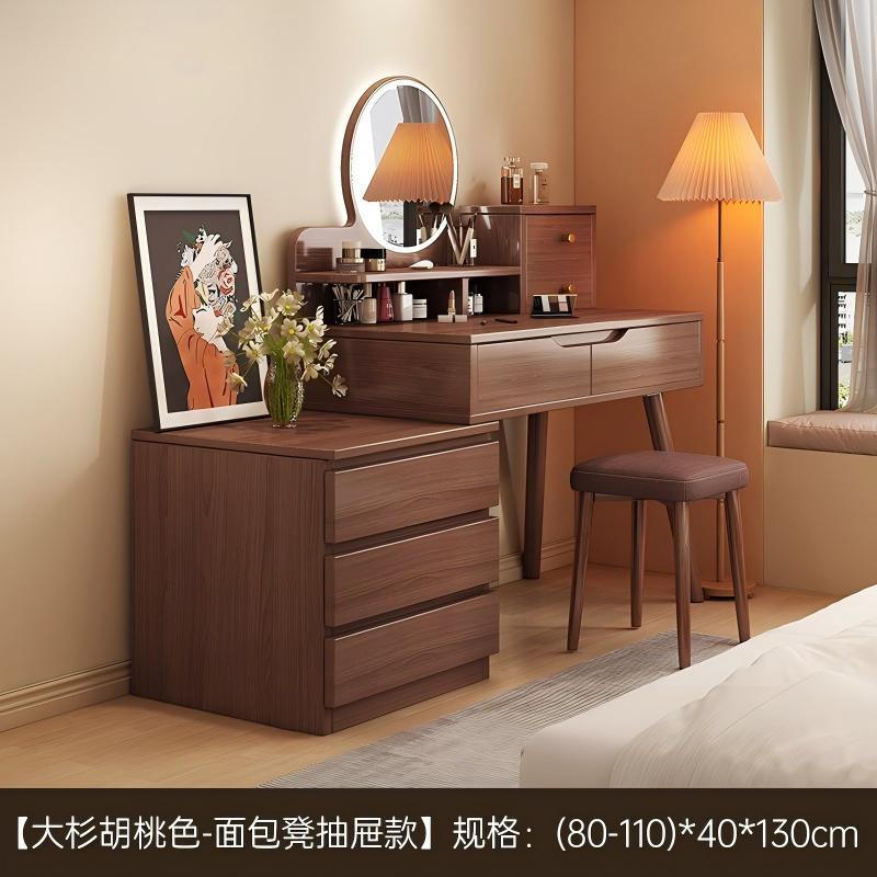 Tocador pequeño apartamento dormitorio simple moderno almacenamiento integrado mesa de maquillaje simple estilo de registro mesa de maquillaje de noche