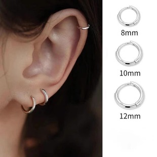 Fashionable earrings, accessory, simple and elegant design