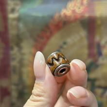 藏式民族风雕刻吞噬镶嵌牛骨桶珠DIY饰品配件配饰隔珠