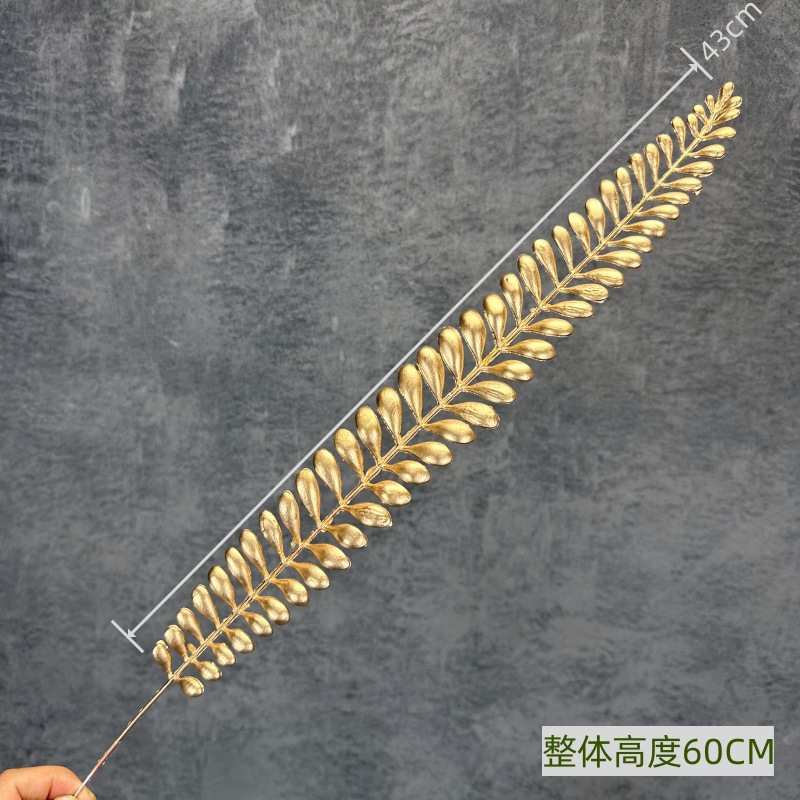 Flor artificial de oro solo tenedor fruta roja eucalipto ginkgo hoja gran amor Hortensia de madera Año Nuevo bendición cubo arreglo floral adornos