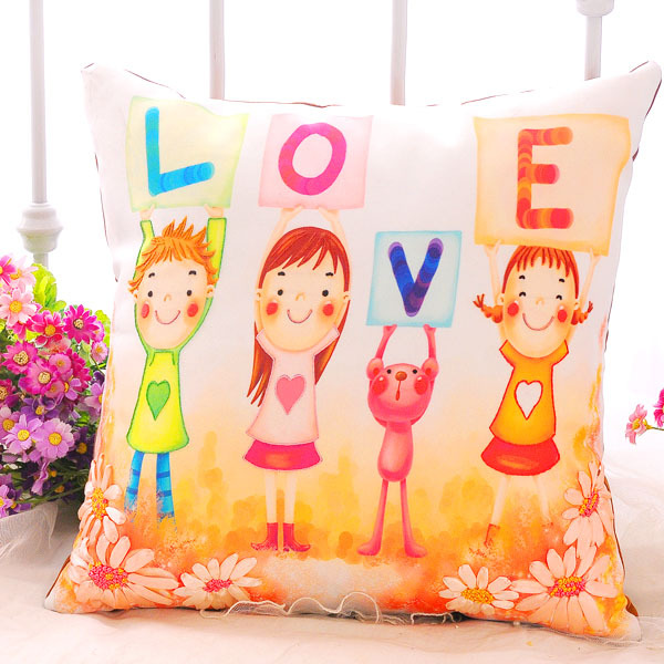 Oujin fábrica cinta de seda bordado almohada cojín cubierta sala de estar dormitorio flor tridimensional hecho a mano DIY punto de cruz entrega de una sola pieza