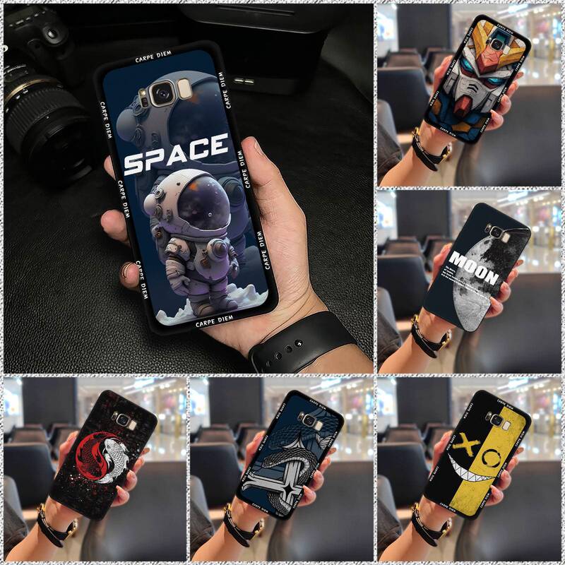 Suitable for Samsung Mobile Phone Cases, Dust-Proof, Simple Silicone, Personalized, Fun, Youthful, Trendy, Luxury Cp for Men and Women