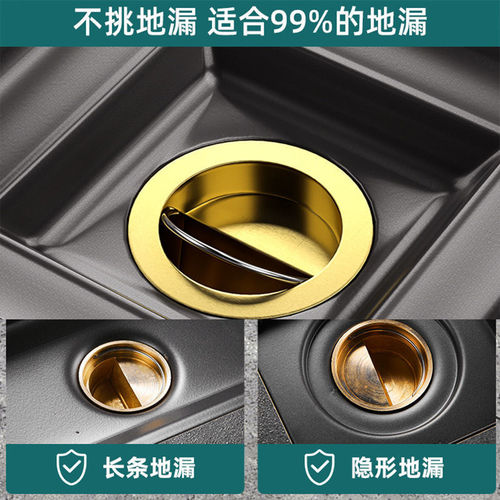 All-copper floor drain core insect-proof cover anti-odor blocking odor artifact sewer toilet toilet gravity anti-odor core self-sealing
