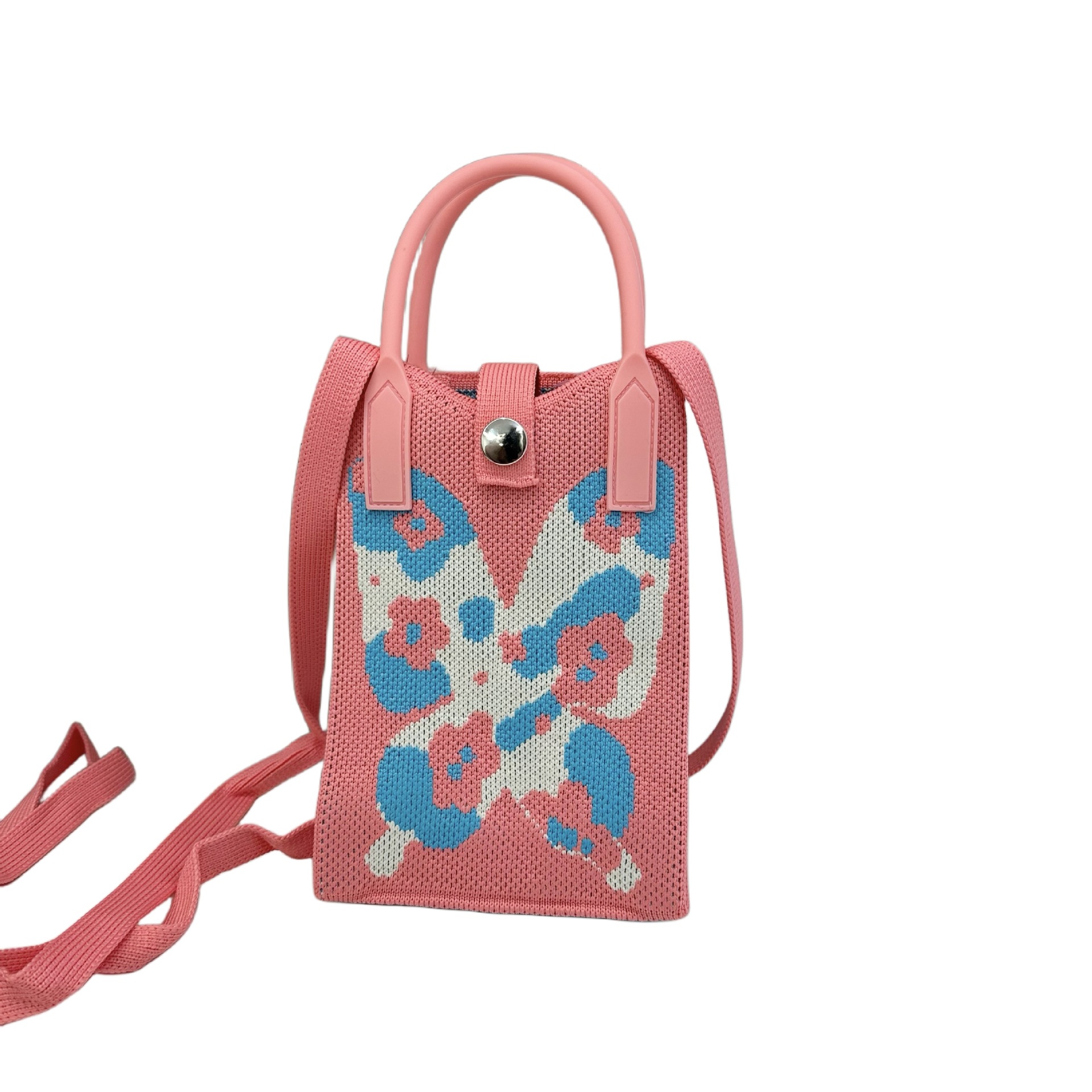 Bolso de teléfono móvil de punto versión coreana del bolso de mensajero de la serie primavera