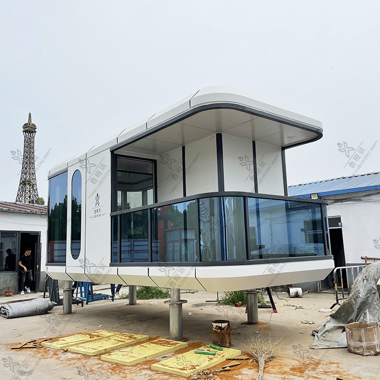 Acampar al aire libre base Bosque Barra de Oxígeno nueva cápsula espacial B & B creativo Manzana móvil de la Casa