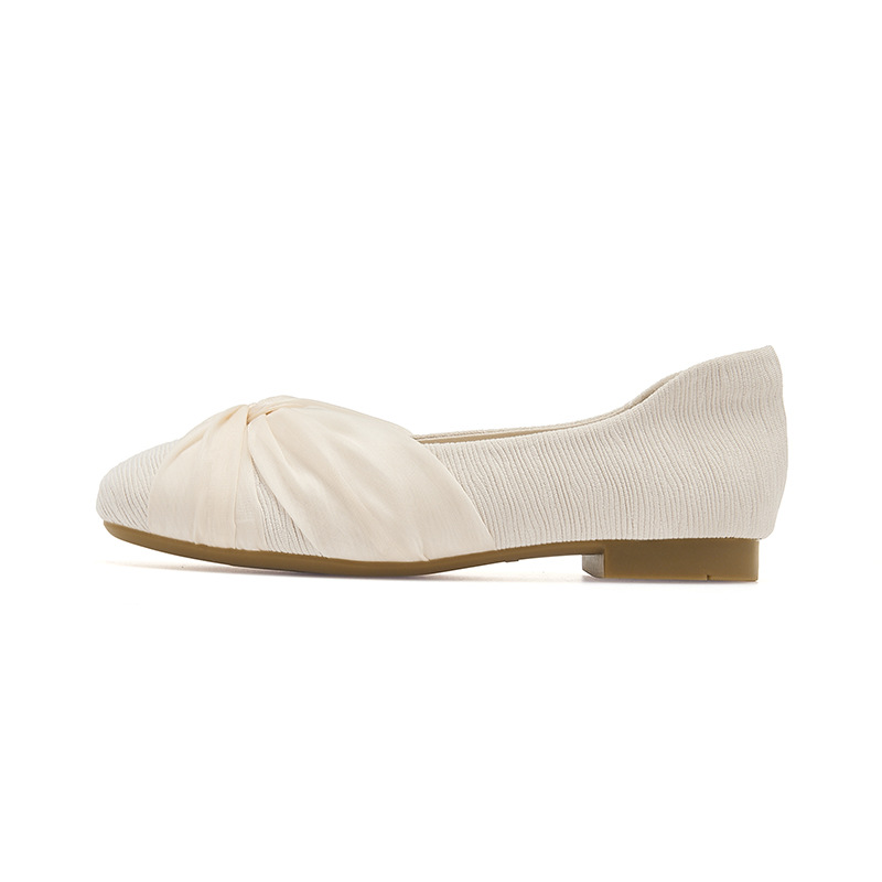 2026 nuevo estilo de verano con falda de tacón bajo suave zapatos de ballet Mary Jane