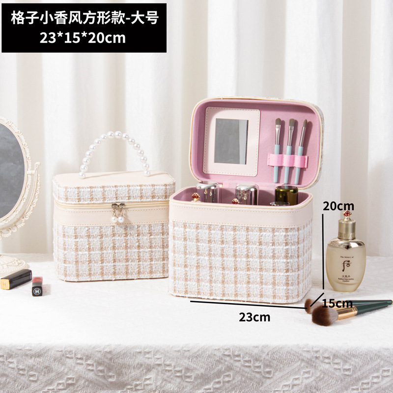 8013 Fragancia a cuadros beige grande