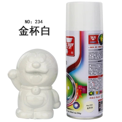 Car Varnish Self-Painting Quick-Drying Bright — Avtomobil boyası - jinbei-white-1-bottle-500ml-net-290g-500ml