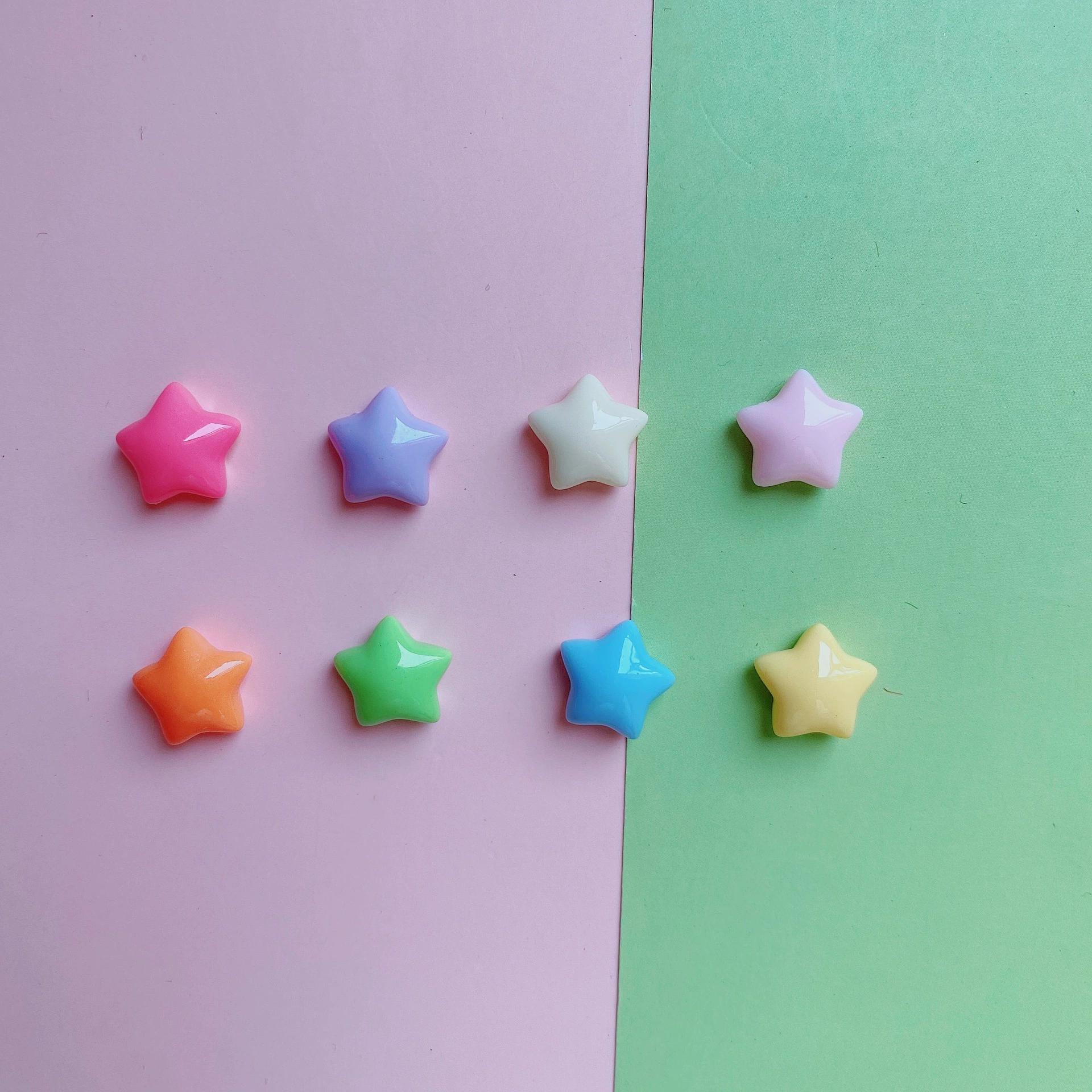 Новый стиль Bean Star яркое лицо любовь DIY Крем гель заколка для волос Веревка для волос мобильный телефон оболочка ювелирный материал аксессуары из смолы