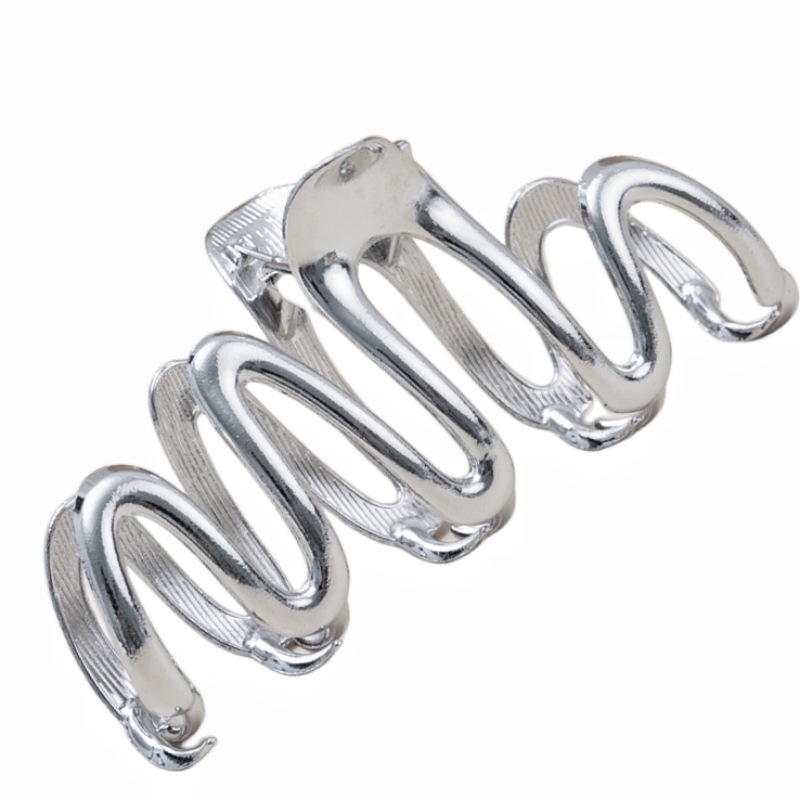 60g Weight Hair Claws Hair Accessories Type Simple Style Solid Color Metal Plating Hair Claws 1 Piece