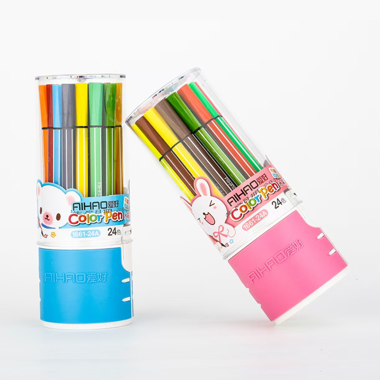 Hobby1661 lavable acuarela para bebés pintar pinturas hexagonales de cabeza única lápiz de color para principiantes