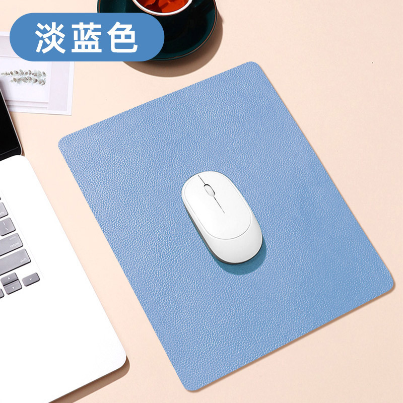 マウスパッドの小さいサイズのPU革のテーブルパッドのノートの字を書くデスクパッドの両面の皮質の純色は簡単に図に来てカスタマイズします。|undefined