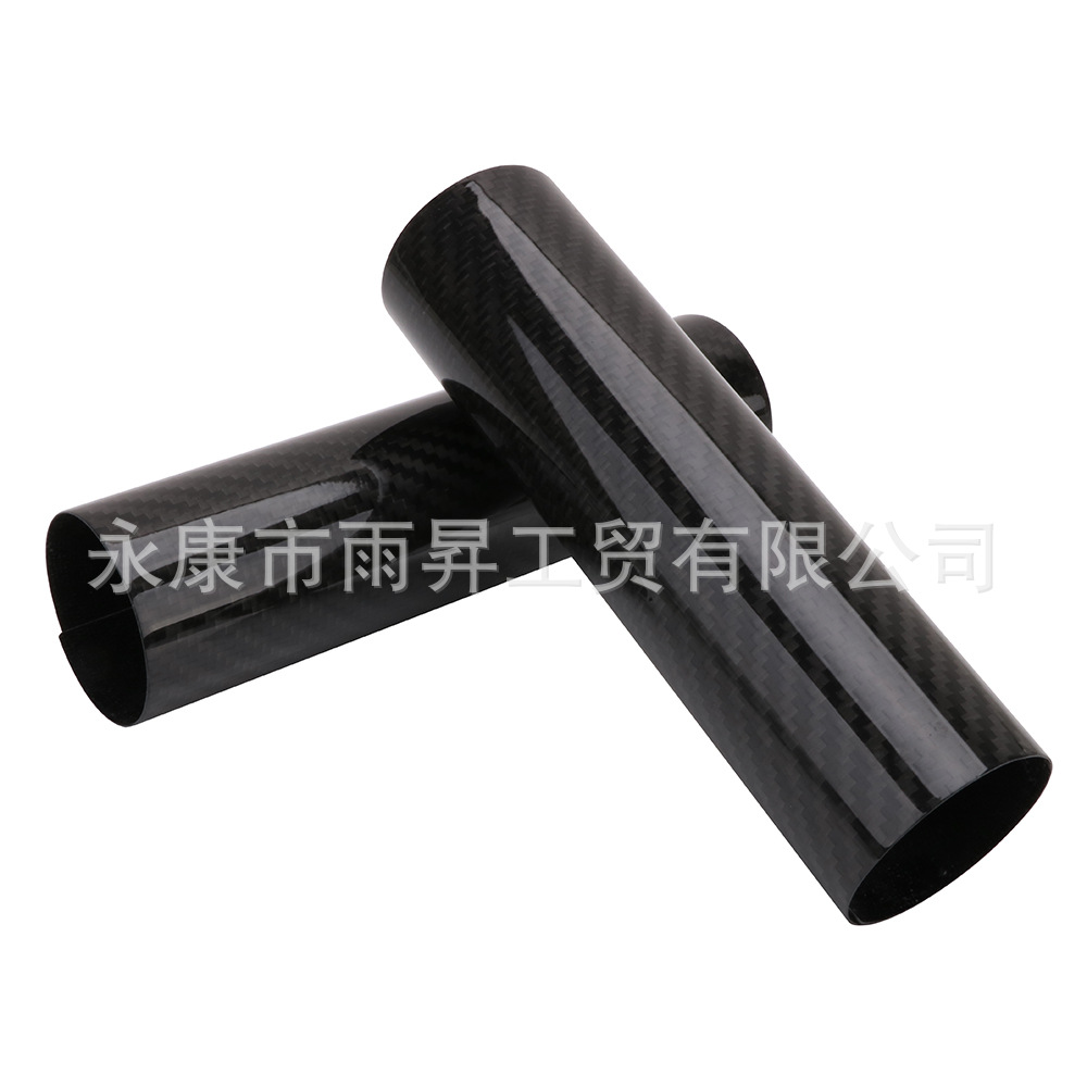 Suitable for Hengjian Two-Stroke Z300 S5 Protective Cover Front Shock Absorber Guard Carbon Fiber Ktm Warrior Titan Kaixi Huayang