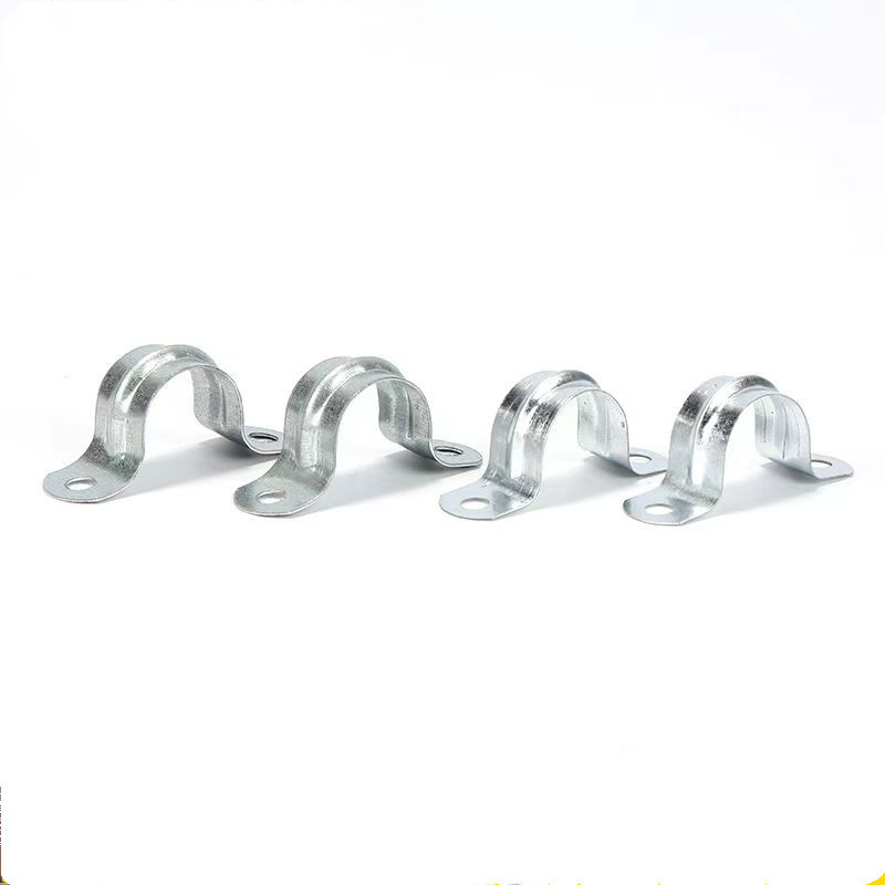 Widened Galvanized Iron Riding Marka Galvanized Iron Pipe Clamp Pipe Clamp Fixed Saddle Card Omka Bracket Clamp U-shaped Card