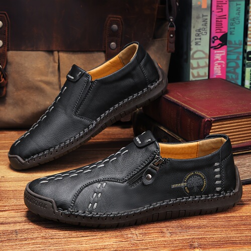 Comfy Microfiber Slip On Hiking Shoes for Men