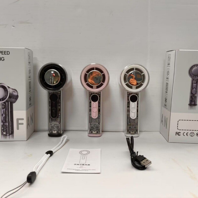 X05 新しい半導体冷凍ハンドヘルドファンは氷を適用でき、100 スピードで無段階に調整でき、3000 mAh の超長いバッテリー寿命を備えています。|undefined