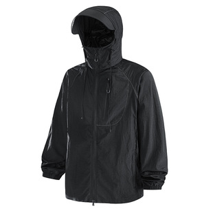 2025 New Summer Ice Silk Sun Protection Clothing for Men Upf50+ Anti-Uv Jacket Cool and Quick-Drying Sun Protection Clothing