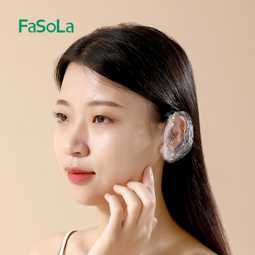 [100 pieces] Disposable earmuffs for children to bathe, wash hair, prevent water ingress, ear protectors, hair dye earmuffs, waterproof