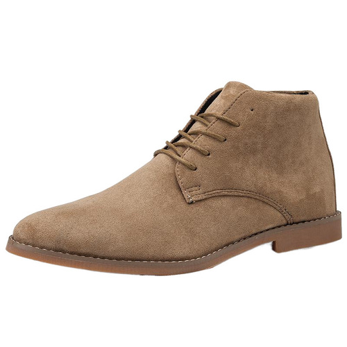 Autumn and winter men's boots, England leather boots, Korean casual boots, high-top Martin boots, suede pointed large size shoes
