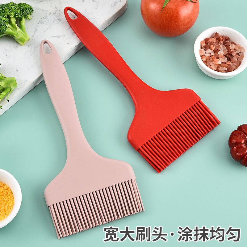 【人気新品】商用ワイド面シリコンオイルブラシ超大型オイルブラシパンケーキ専用大オイルブラシ卸売り|undefined