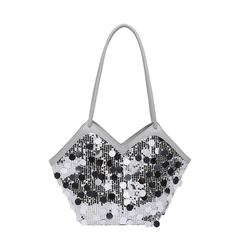 Stylish Sequin Shoulder Bag For Women Versatile Handbag Niche Style_voghion.com