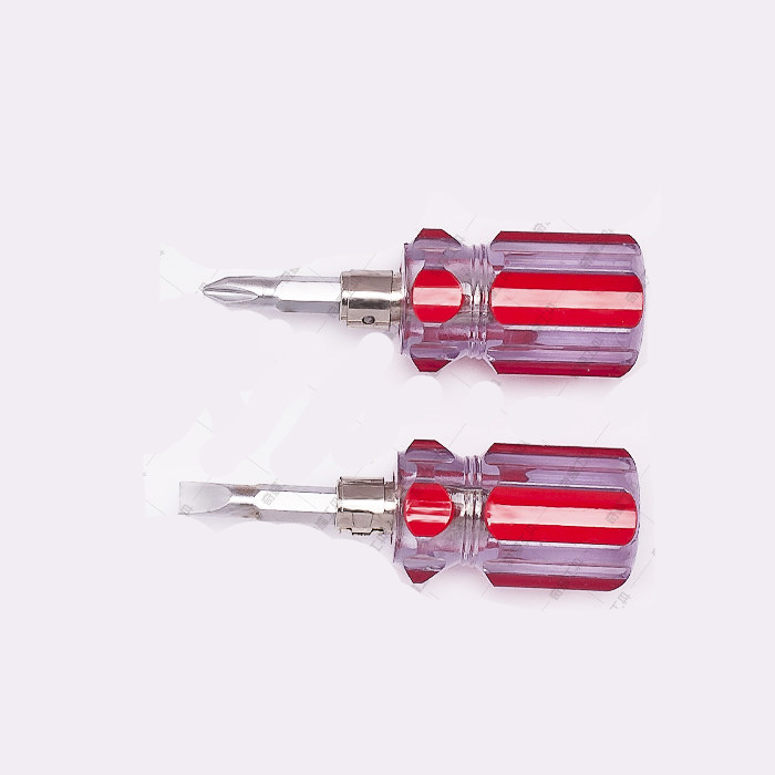 Nueva cruz destornillador telescópico de doble propósito destornillador de rábano pequeño mini destornillador corto en miniatura 1