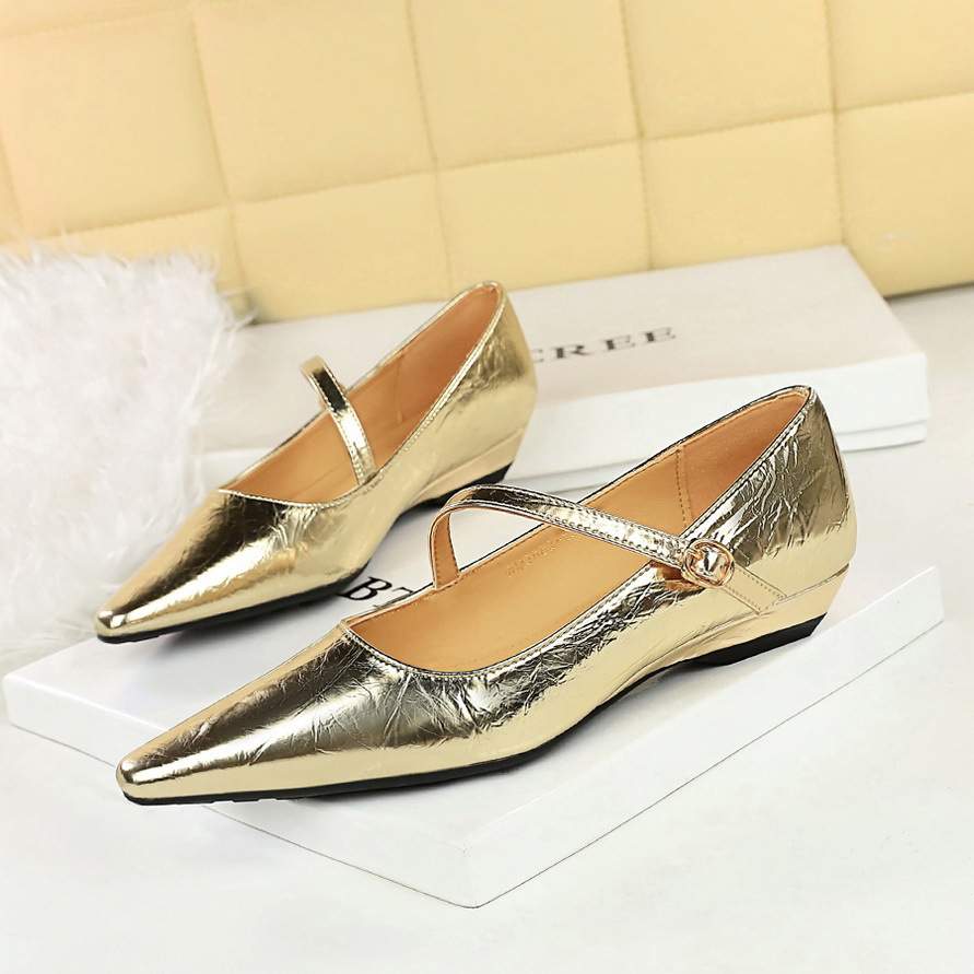 Elegant Wedge Pumps For Women Shallow Mouth European Style Shoes_voghion.com