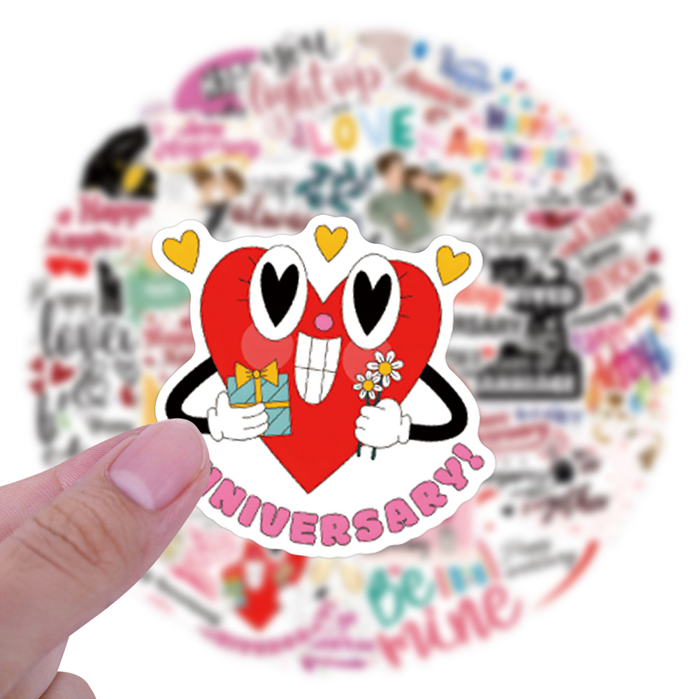 54 Anniversary Anniversary Graffiti Stickers Car Luggage Scooter Stickers Wholesale