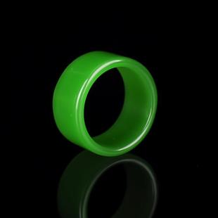 Xinjiang Hetian Jade Jasper Color Men's Ring Men's and Women's Jasper Ring Natural Jade