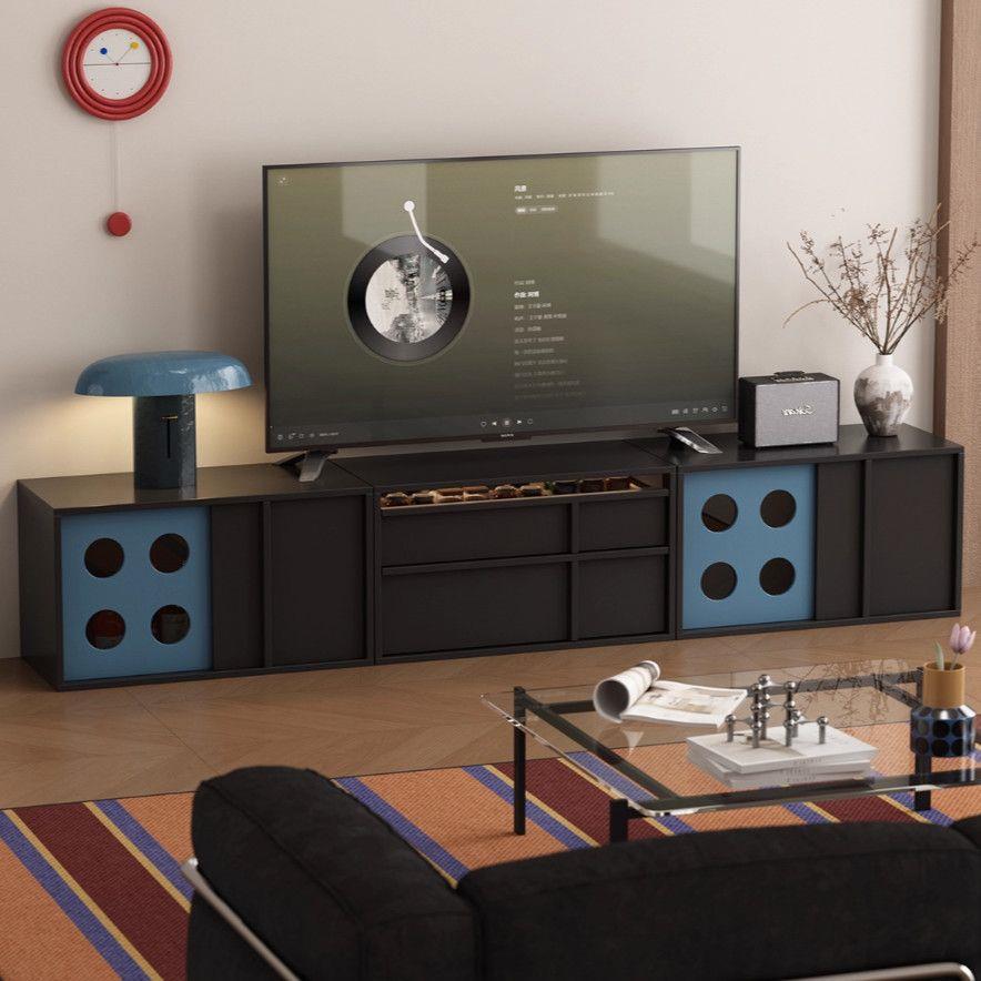 Solid Wood Medieval Module Free Combination Cabinet Tv Cabinet Cupboard Storage Cabinet Bookcase Multi-Functional Sideboard Display Cabinet