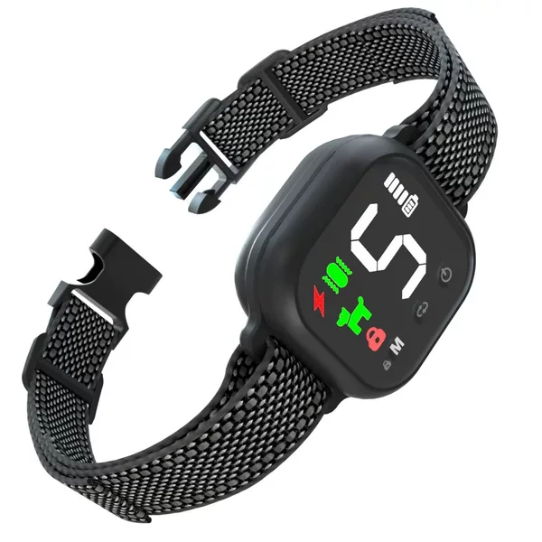 Pet Automatic Bark Stopper Smart Electric Shock Collar for Dogs, Anti-Barking Device, Dog Training Tool