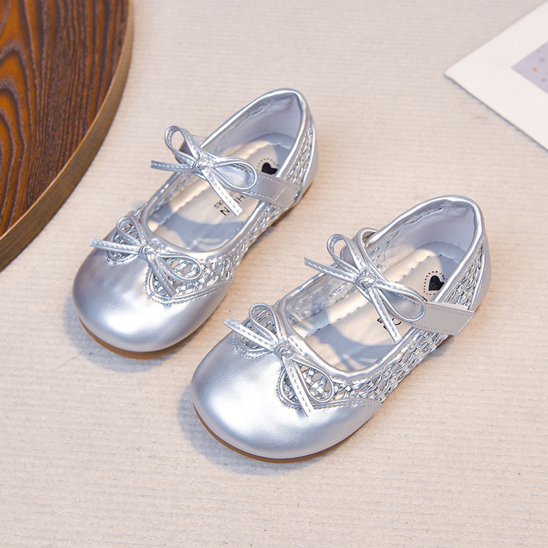 2026 primavera y verano nuevo bebé hueco zapatos transpirables para niños tejiendo zapatos de cuero Mary Jane image 8